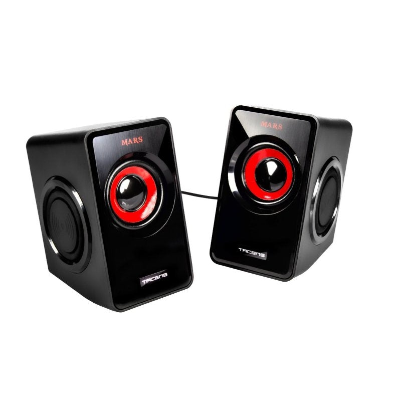 Coluna Mars Gaming Altavoces 2.0 MS1 negro/rojo
